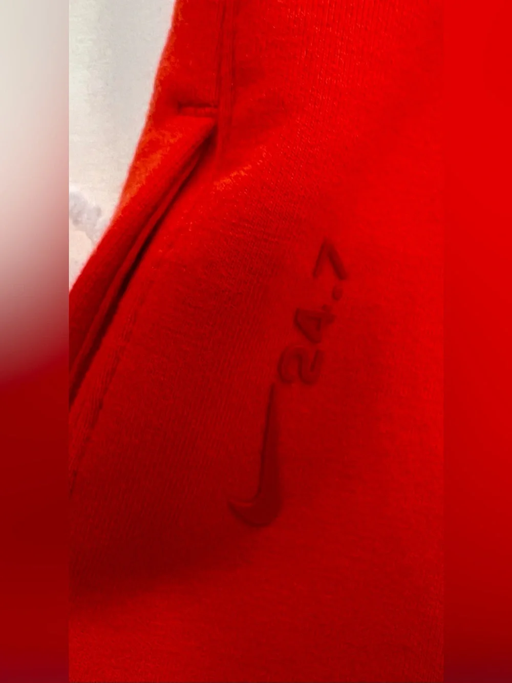 Nike Red High-Rise Track Joggers